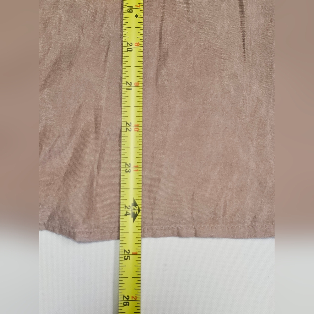 A.N.A Tunic Blouse Tan Size Large - Picture 10 of 15